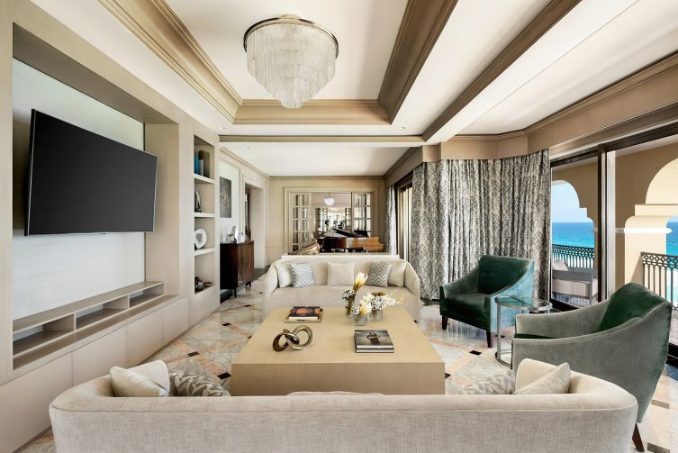 The Ritz-Carlton, Cancun Resort - Cancun, Mexico - Ritz-Carlton Suite Living Room