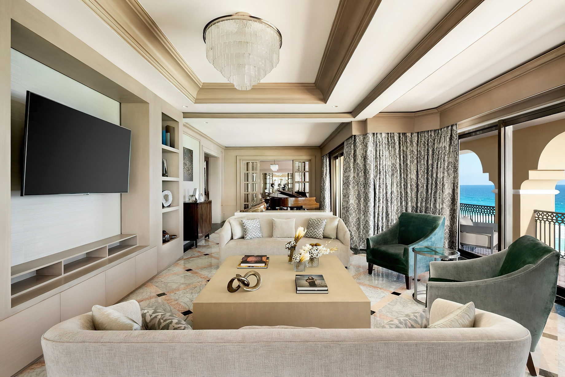 The Ritz-Carlton, Cancun Resort – Cancun, Mexico – Ritz-Carlton Suite Living Room
