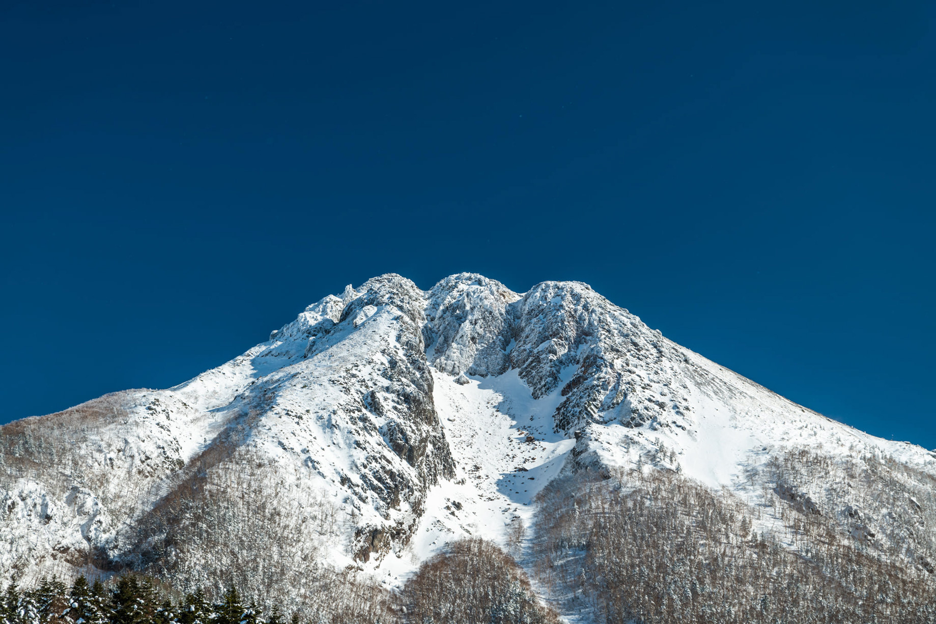 The Ritz-Carlton, Nikko Hotel – Nikko Tochigi, Japan – Snow Covered Mount Nikkō-Shirane