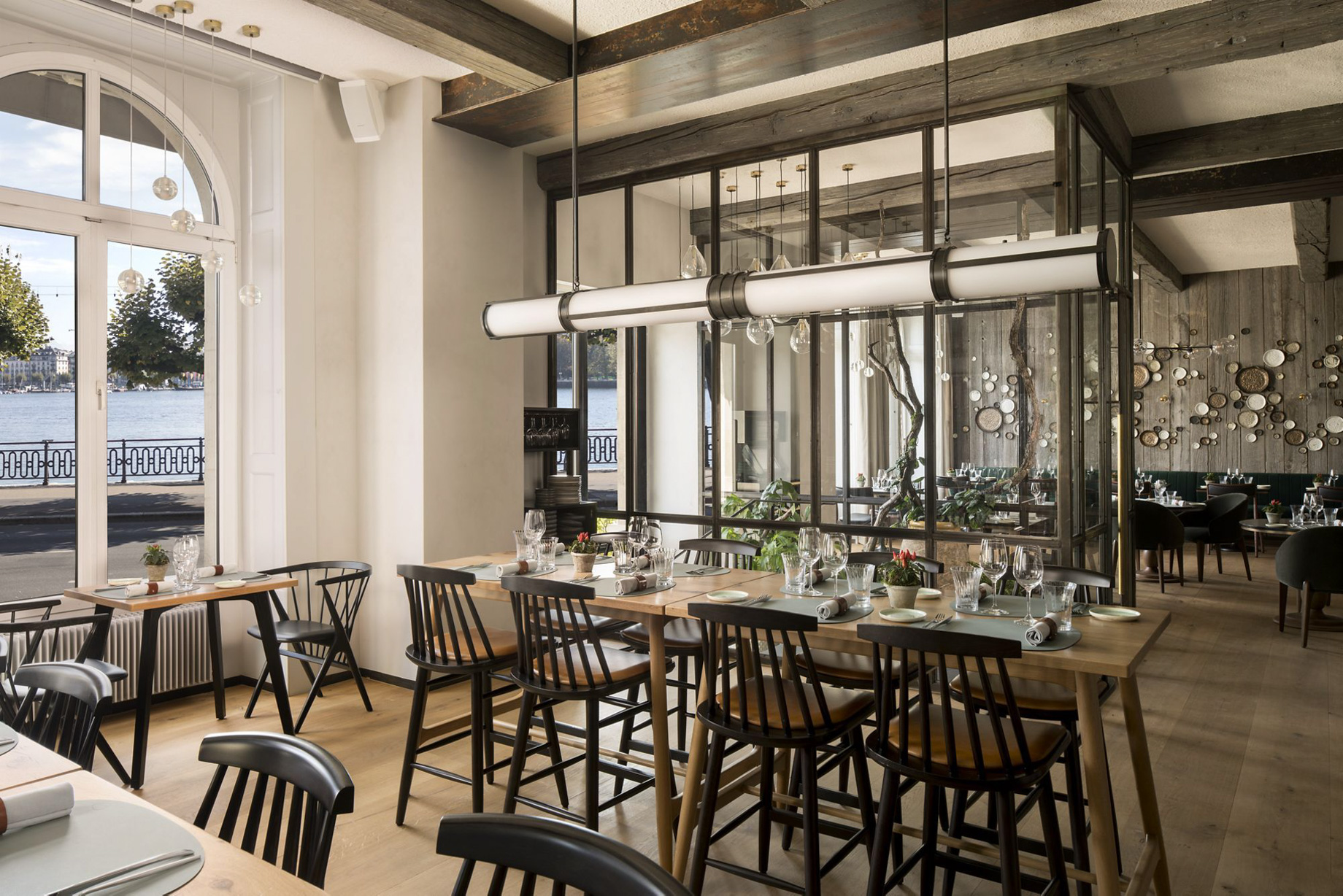 The Ritz-Carlton Hotel de la Paix, Geneva – Geneva, Switzerland – Fiskebar Restaurant Seating