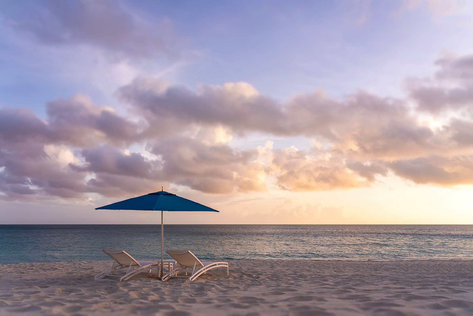 The Ritz-Carlton, Turks & Caicos Resort – Providenciales, Turks and Caicos Islands – Beach Chairs Sunset