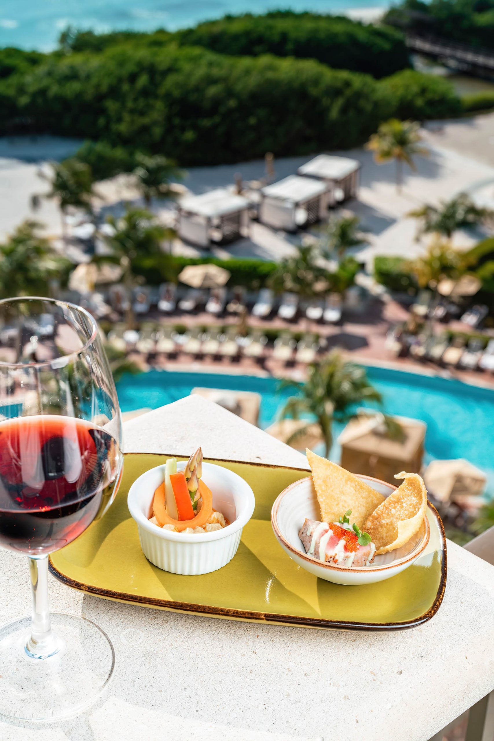 The Ritz-Carlton, Aruba Resort – Palm Beach, Aruba – Balcony Pool View