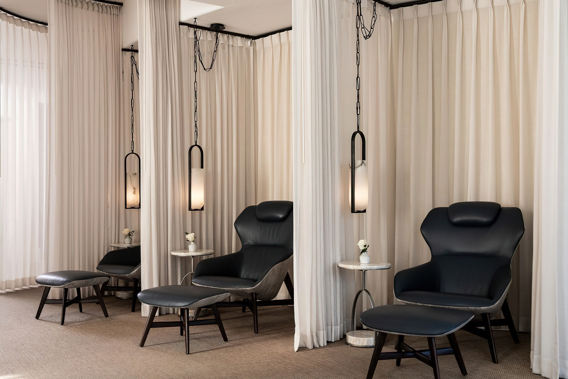 The Ritz-Carlton Bacara, Santa Barbara Resort – Santa Barbara, CA, USA – Spa Lounge Pods