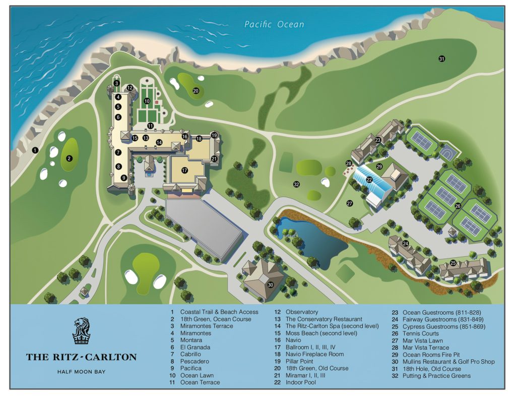 The Ritz-Carlton, Half Moon Bay Resort - Half Moon Bay, CA, USA - Map
