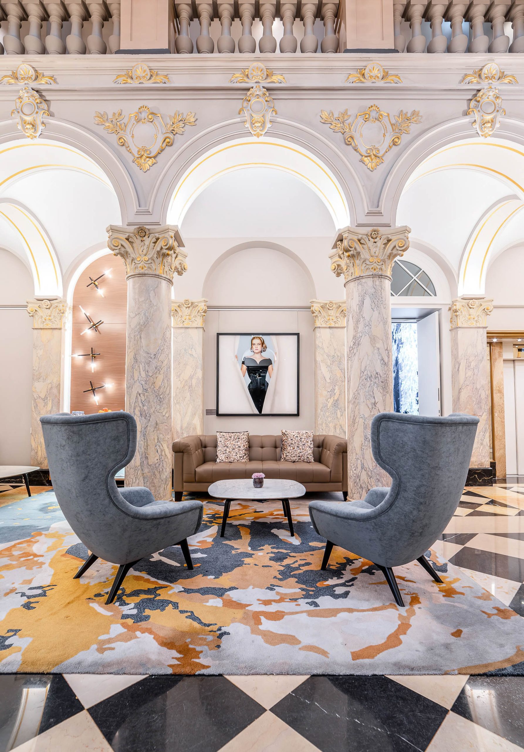 The Ritz-Carlton Hotel de la Paix, Geneva - Geneva, Switzerland - Hotel Interior Lounge Chairs