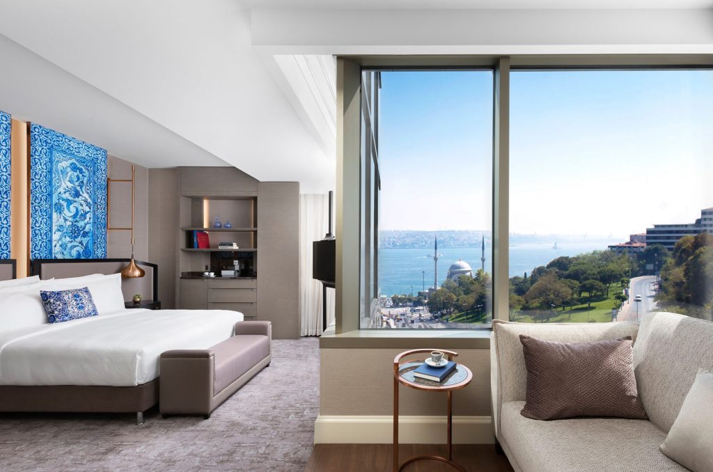 The Ritz-Carlton, Istanbul Hotel - Istanbul, Turkey - Premium Bosphorus Corner View Room