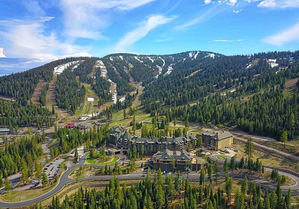The Ritz-Carlton, Lake Tahoe Resort - Truckee, CA, USA - Summer Resort Aerial View