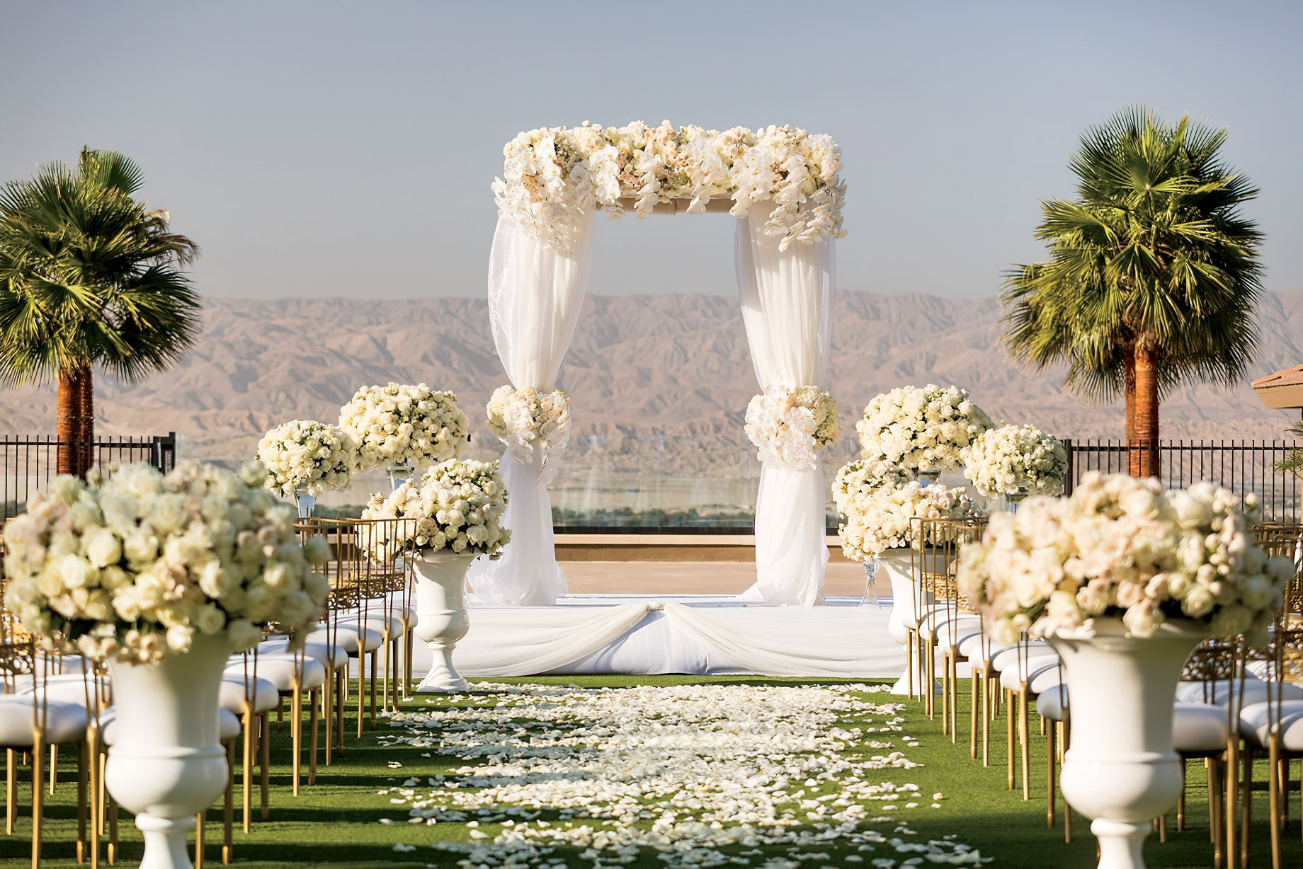 The Ritz-Carlton, Rancho Mirage Resort - Rancho Mirage, CA, USA - Outdoor Wedding