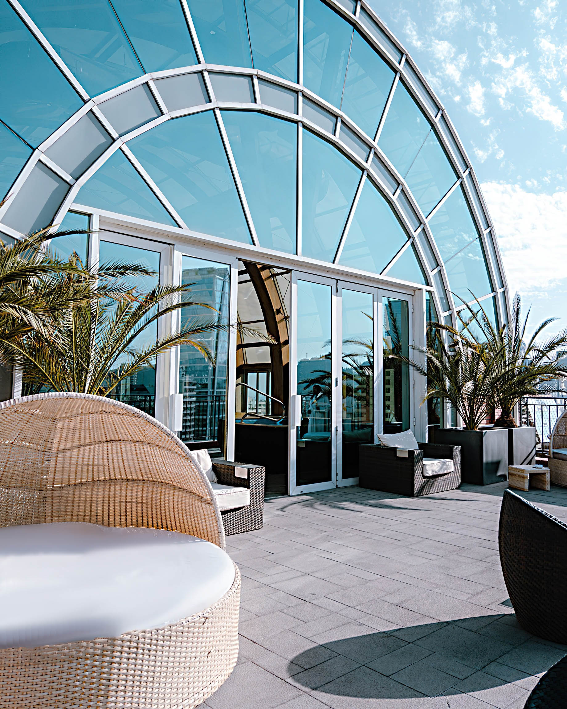 The Ritz-Carlton, Santiago Hotel – Santiago, Chile – Rooftop Spa Deck