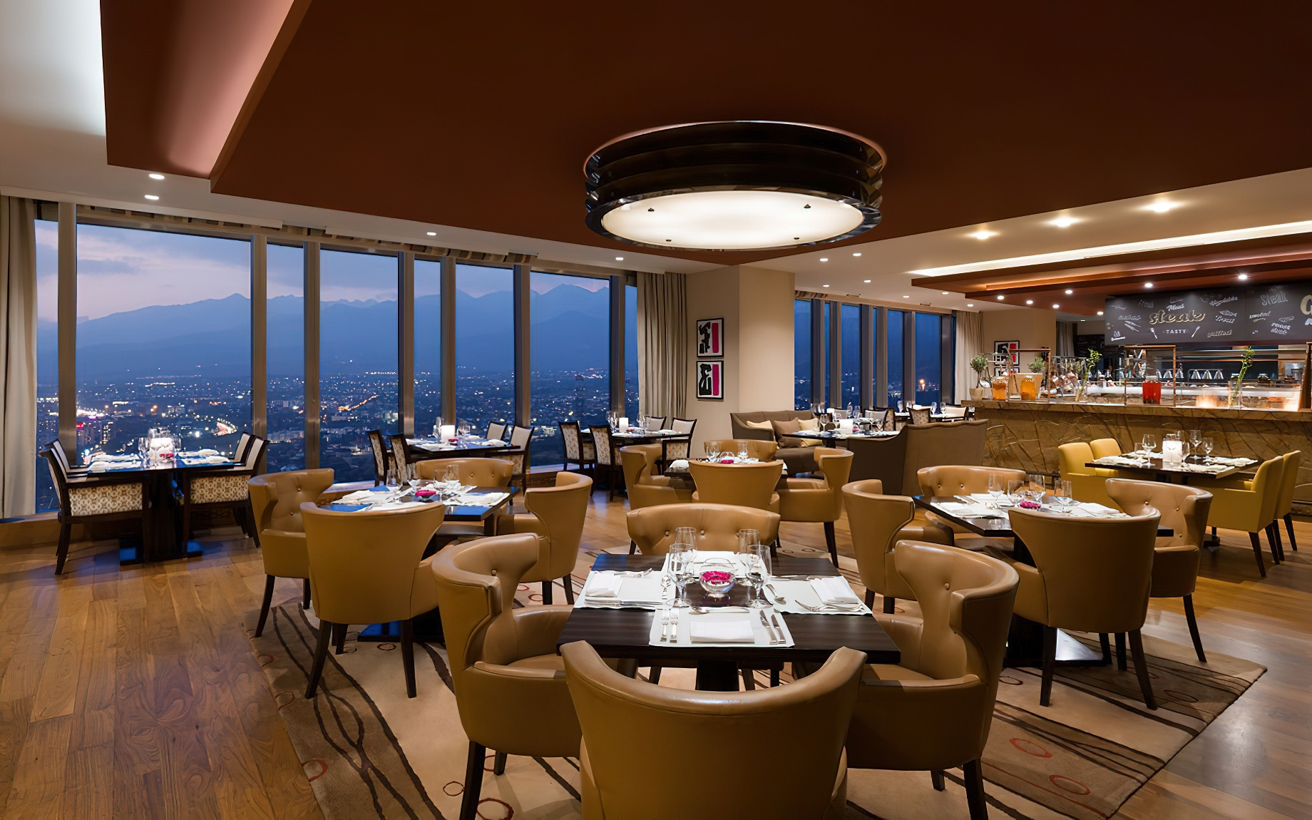 The Ritz-Carlton, Almaty Hotel – Almaty, Kazakhstan – Vista Restaurant Seating