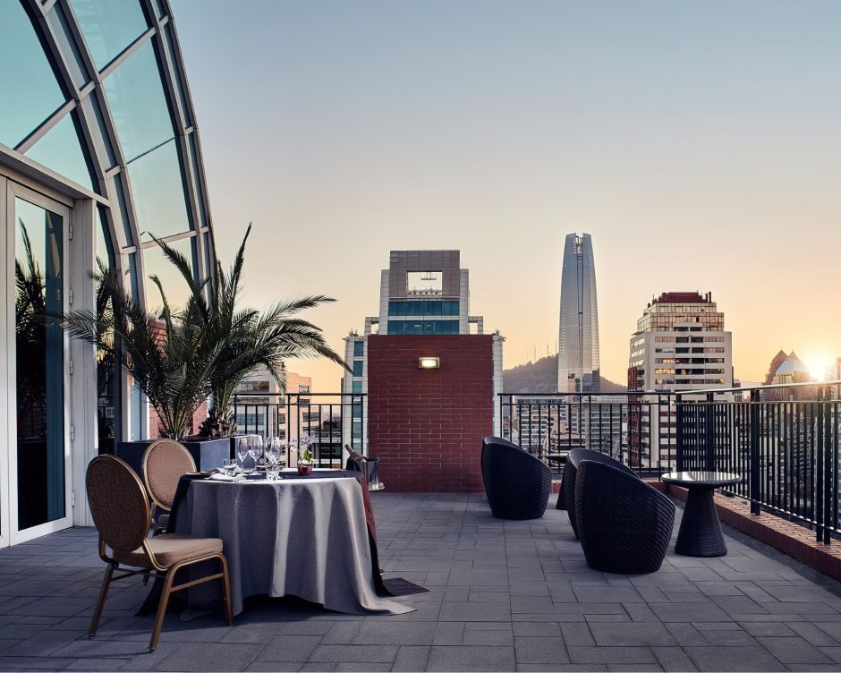The Ritz-Carlton, Santiago Hotel - Santiago, Chile - Rooftop Spa Deck