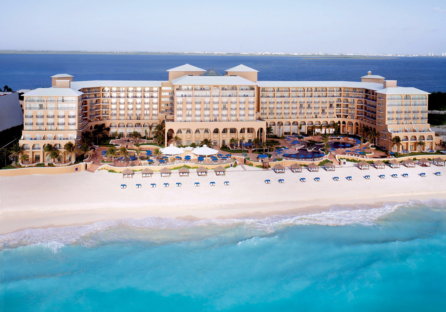 The Ritz-Carlton, Cancun Resort – Cancun, Mexico – Hotel Aerial View