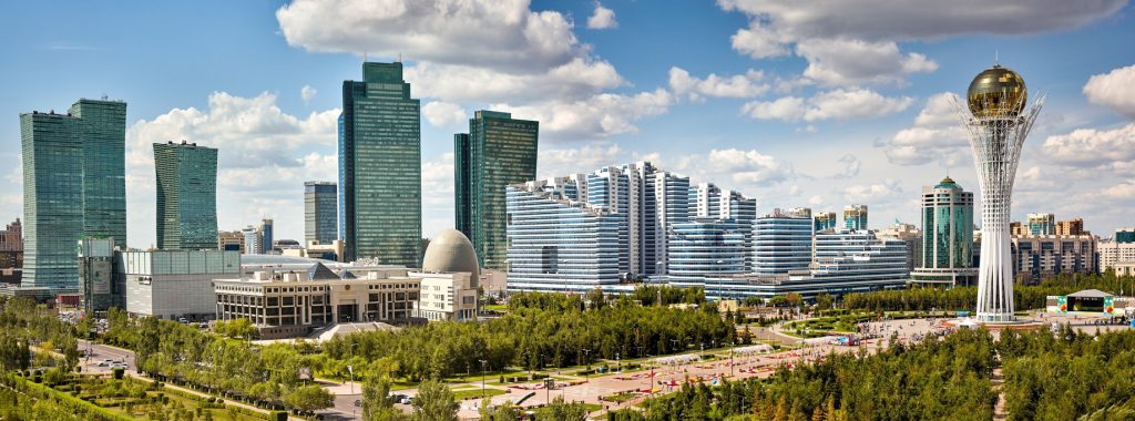 The Ritz-Carlton, Astana Hotel - Nur-Sultan, Kazakhstan - Astana City Skyline