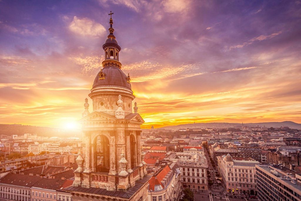 The Ritz-Carlton, Budapest Hotel - Budapest, Hungary - St. Stephen Basilica Sunset