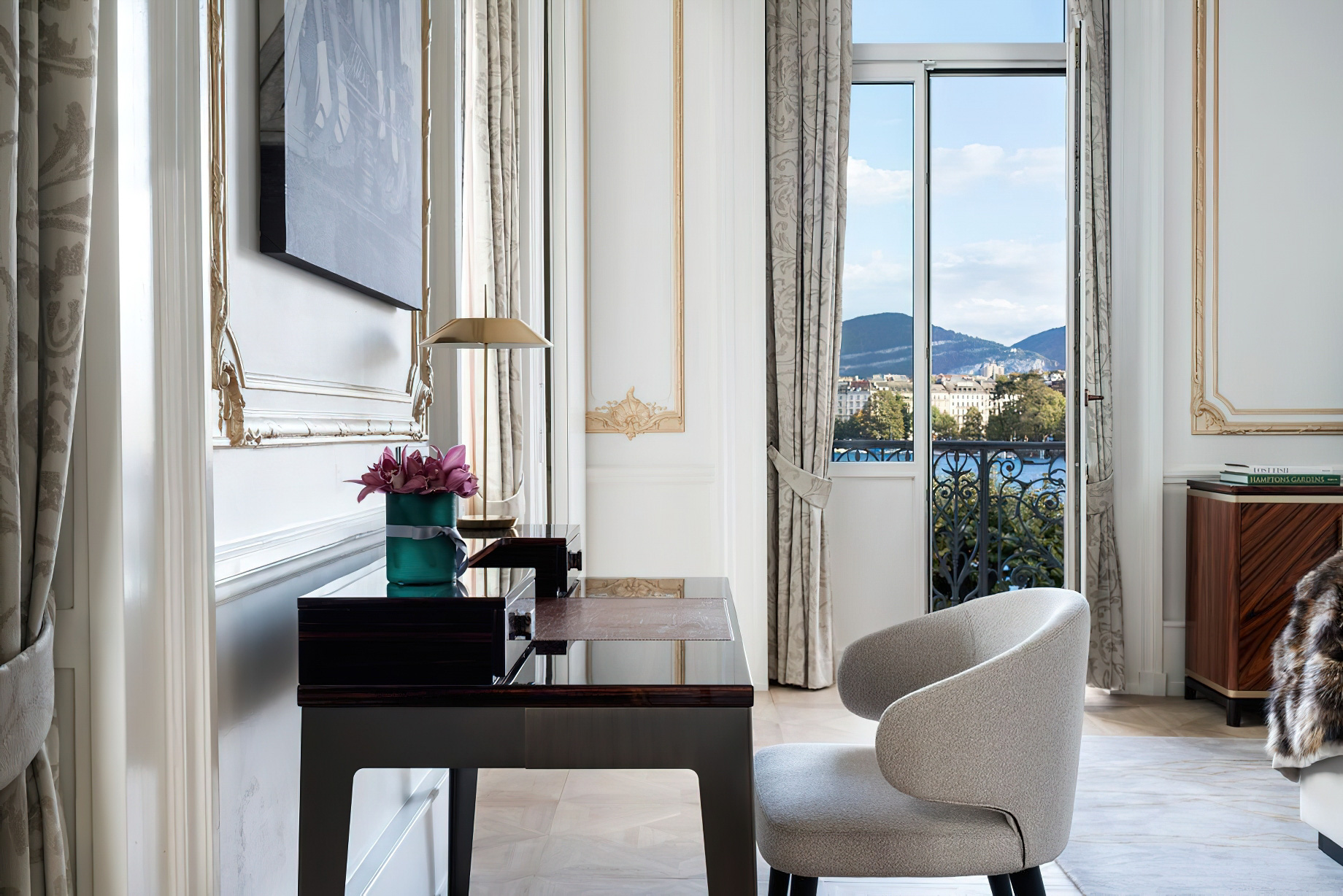 The Ritz-Carlton Hotel de la Paix, Geneva – Geneva, Switzerland – Grace Kelly Suite Desk