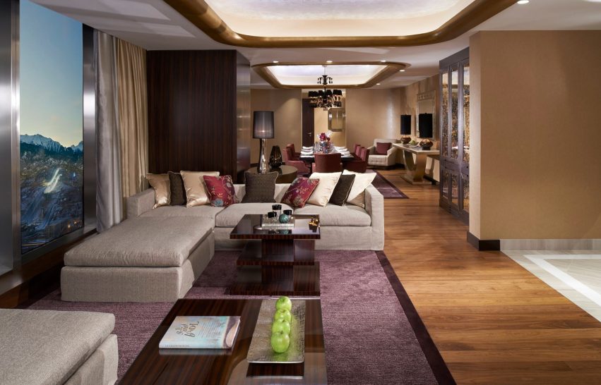 The Ritz-Carlton, Almaty Hotel - Almaty, Kazakhstan - The Ritz-Carlton Suite Living Room