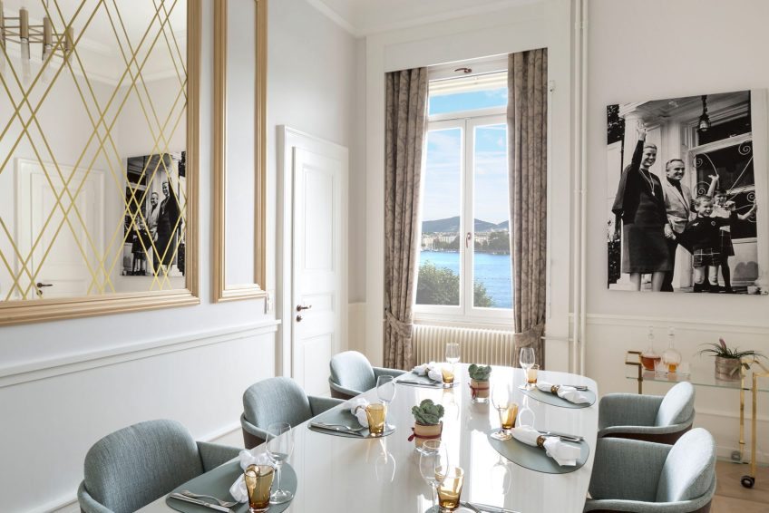 The Ritz-Carlton Hotel de la Paix, Geneva - Geneva, Switzerland - Grace Kelly Suite Dining Table