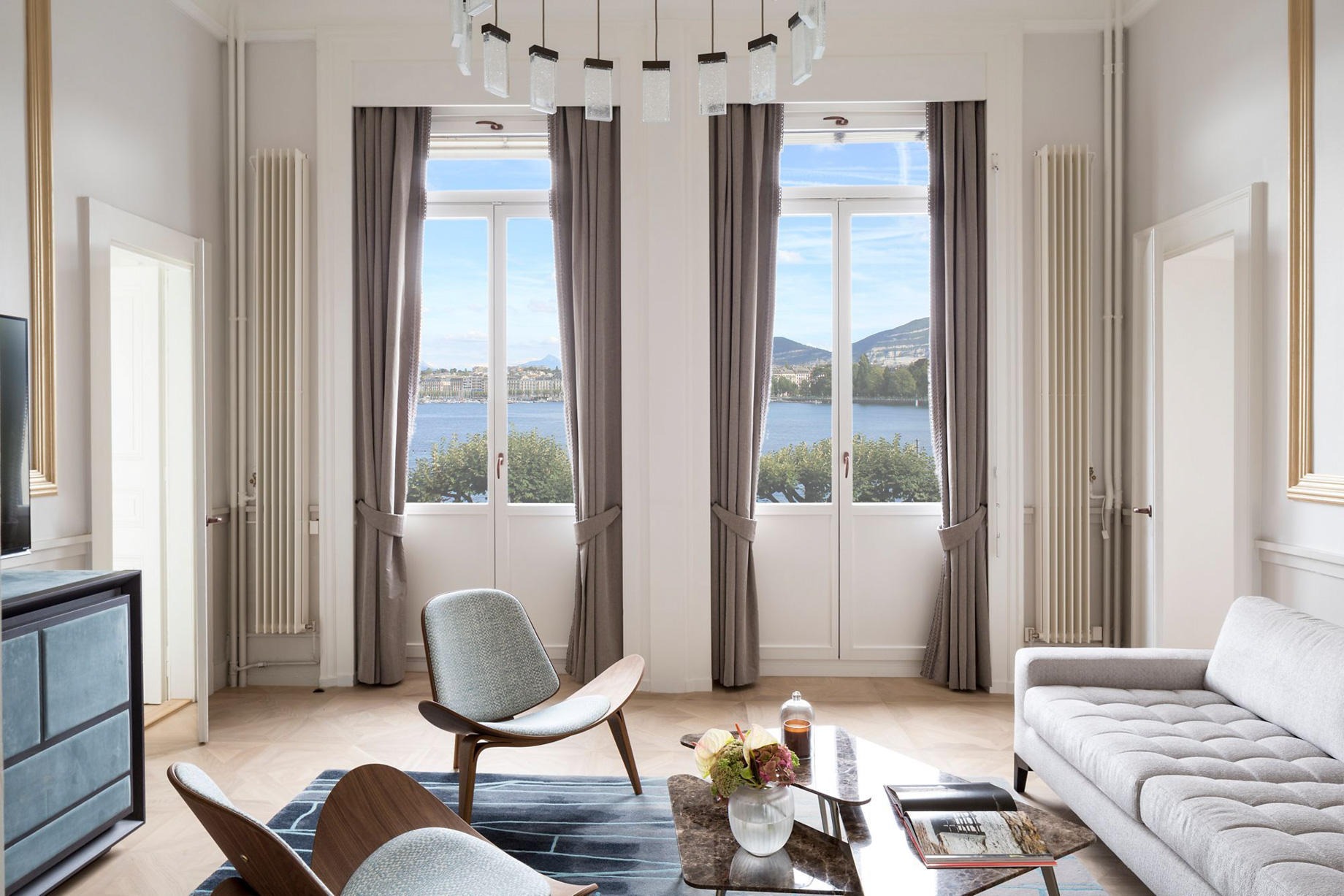 The Ritz-Carlton Hotel de la Paix, Geneva – Geneva, Switzerland – Grace Kelly Suite Living Room