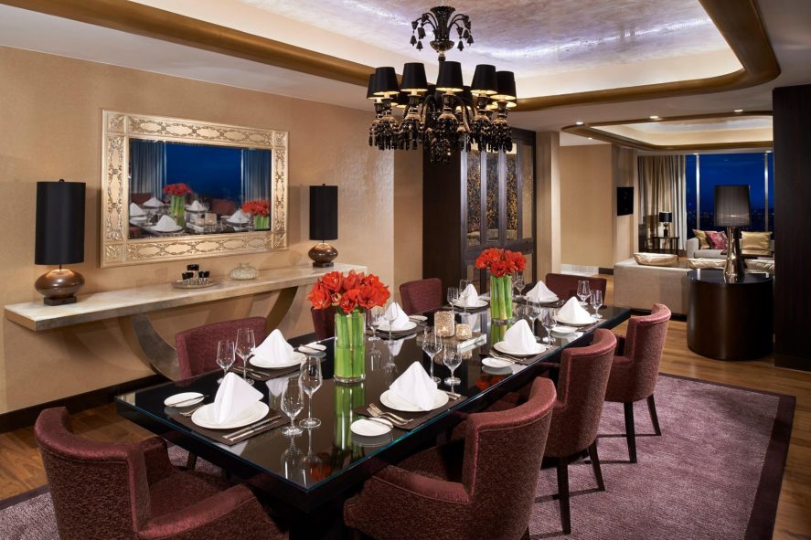 The Ritz-Carlton, Almaty Hotel - Almaty, Kazakhstan - The Ritz-Carlton Suite Dining Table