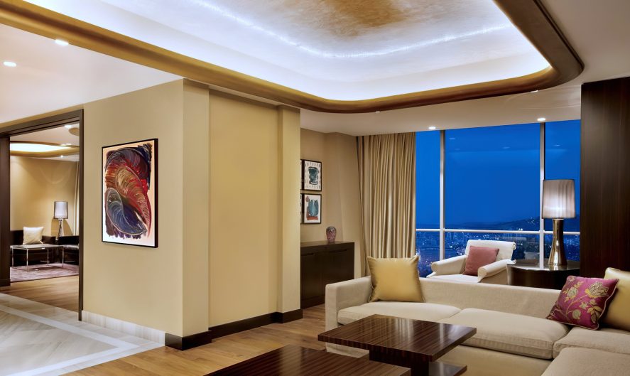 The Ritz-Carlton, Almaty Hotel - Almaty, Kazakhstan - The Ritz-Carlton Suite Living Area