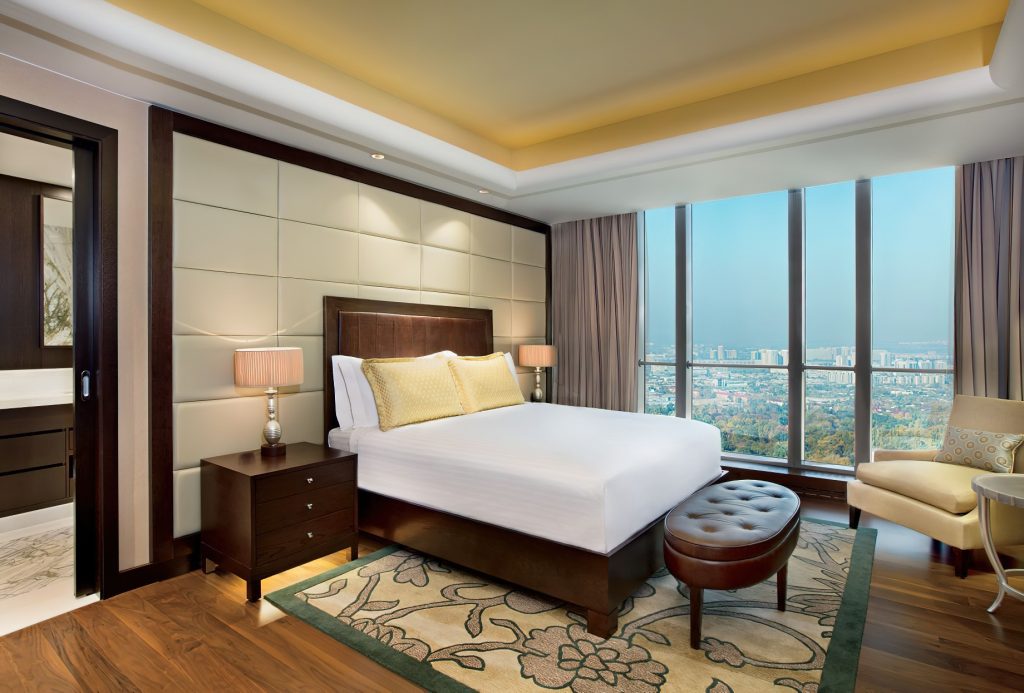 The Ritz-Carlton, Almaty Hotel - Almaty, Kazakhstan - The Ritz-Carlton Suite Bedroom