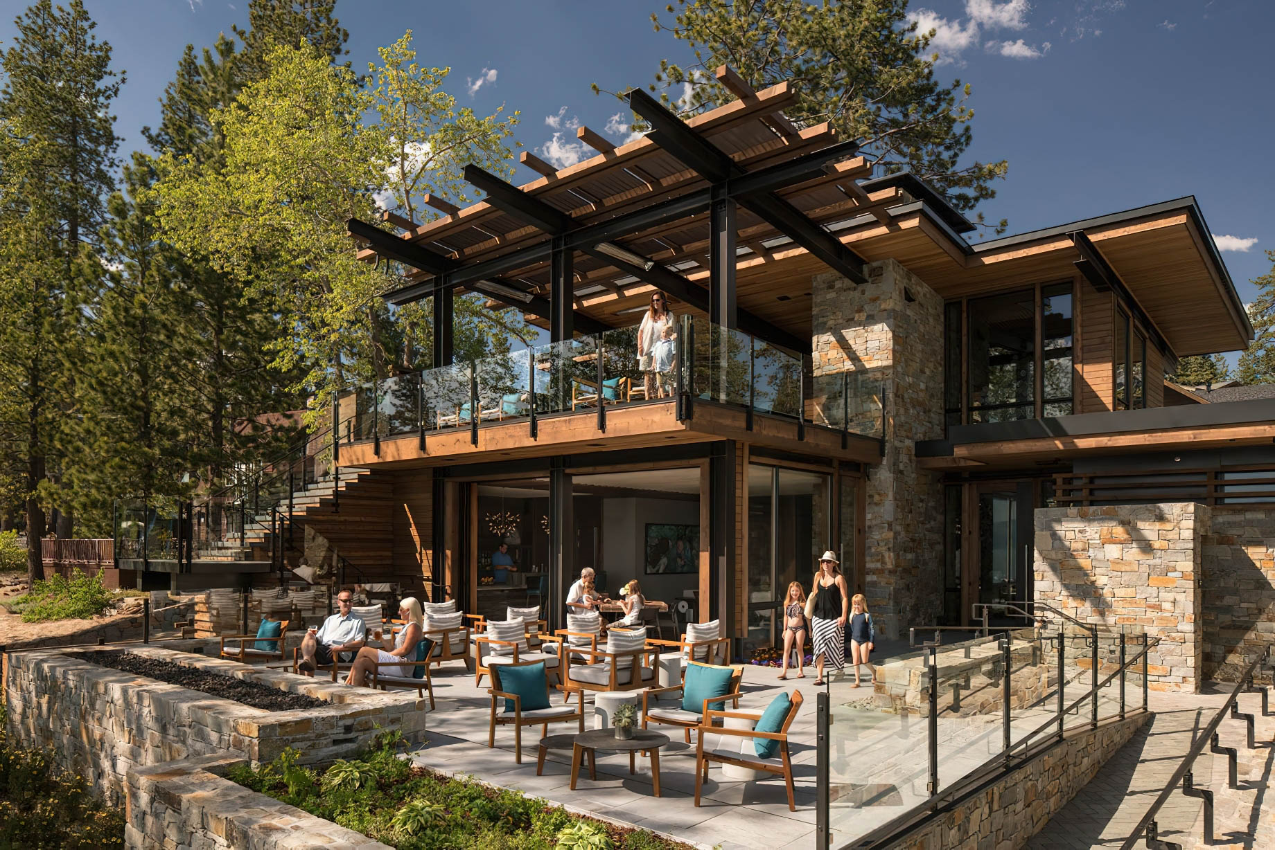 The Ritz-Carlton, Lake Tahoe Resort - Truckee, CA, USA - Lake Club