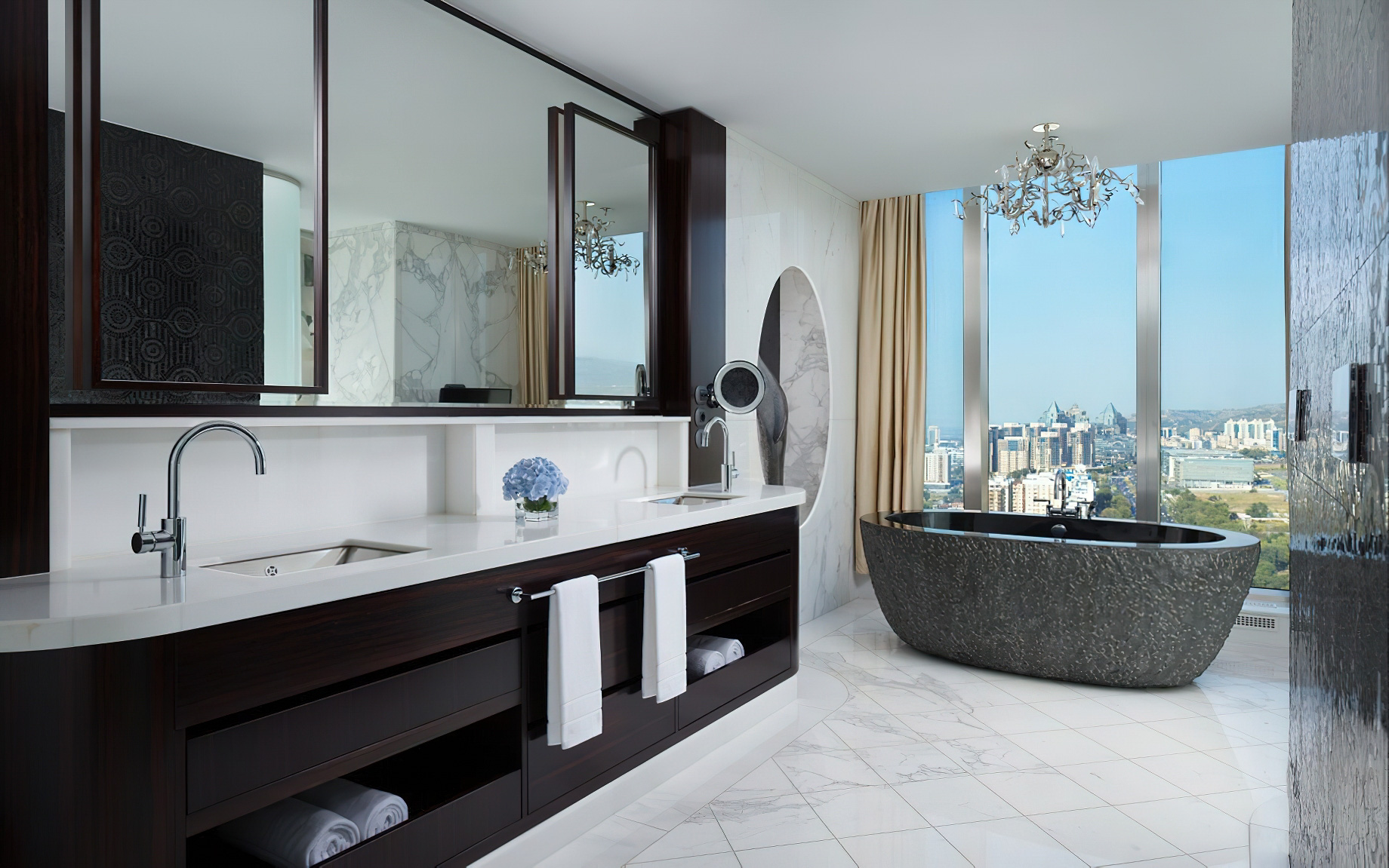 The Ritz-Carlton, Almaty Hotel – Almaty, Kazakhstan – The Ritz-Carlton Suite Bathroom