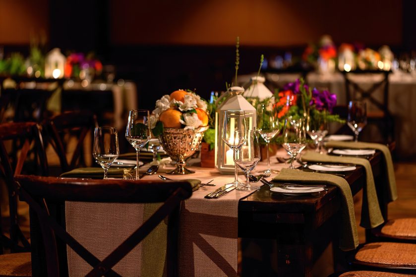 The Ritz-Carlton, Rancho Mirage Resort - Rancho Mirage, CA, USA - Ballroom Table