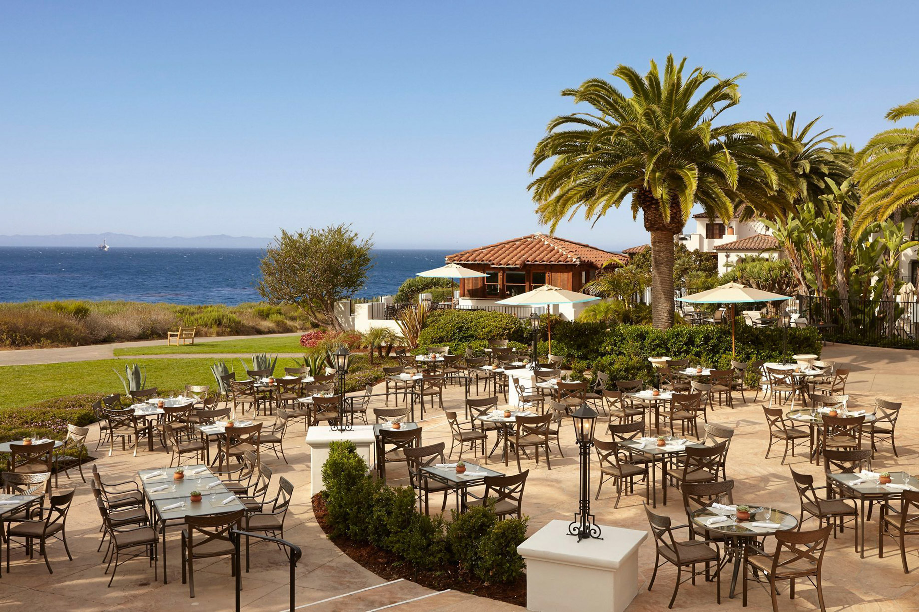 The Ritz-Carlton Bacara, Santa Barbara Resort - Santa Barbara, CA, USA - The Bistro Patio Bacara Resort