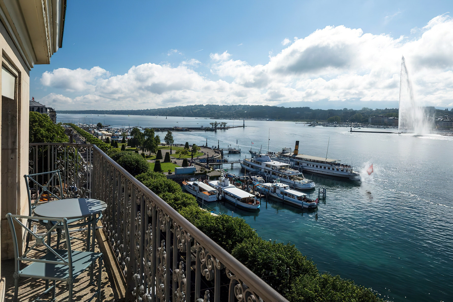 The Ritz-Carlton Hotel de la Paix, Geneva – Geneva, Switzerland – Lake Front Suite Balcony
