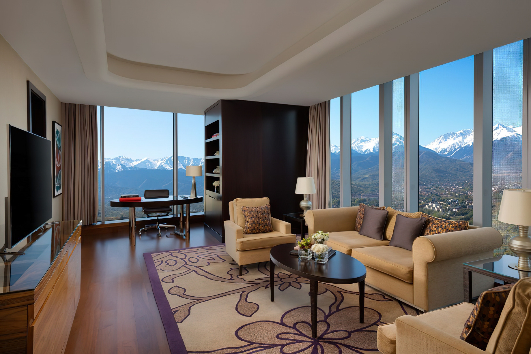 The Ritz-Carlton, Almaty Hotel – Almaty, Kazakhstan – Executive Suite Living Room