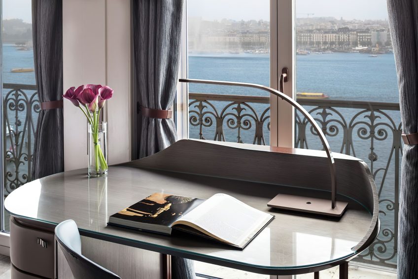 The Ritz-Carlton Hotel de la Paix, Geneva - Geneva, Switzerland - Lake Front Suite Desk