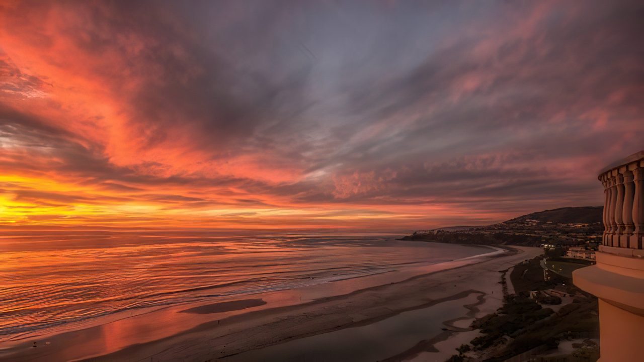 The RitzCarlton, Laguna Niguel Resort Dana Point, CA, USA Sunset