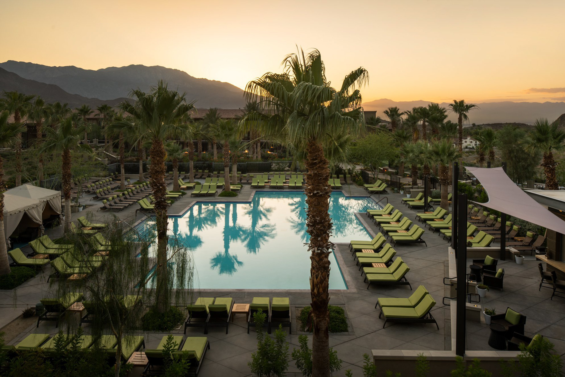 The Ritz-Carlton, Rancho Mirage Resort – Rancho Mirage, CA, USA – Outdoor Pool Sunset