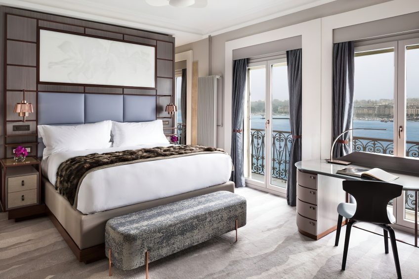 The Ritz-Carlton Hotel de la Paix, Geneva - Geneva, Switzerland - Lake Front Suite Bedroom