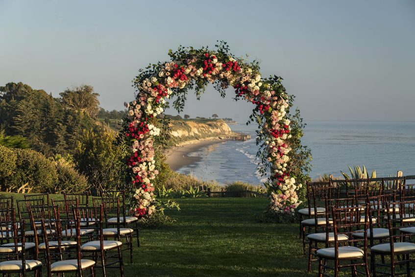 The Ritz-Carlton Bacara, Santa Barbara Resort - Santa Barbara, CA, USA - Wedding Ceremony Ocean View