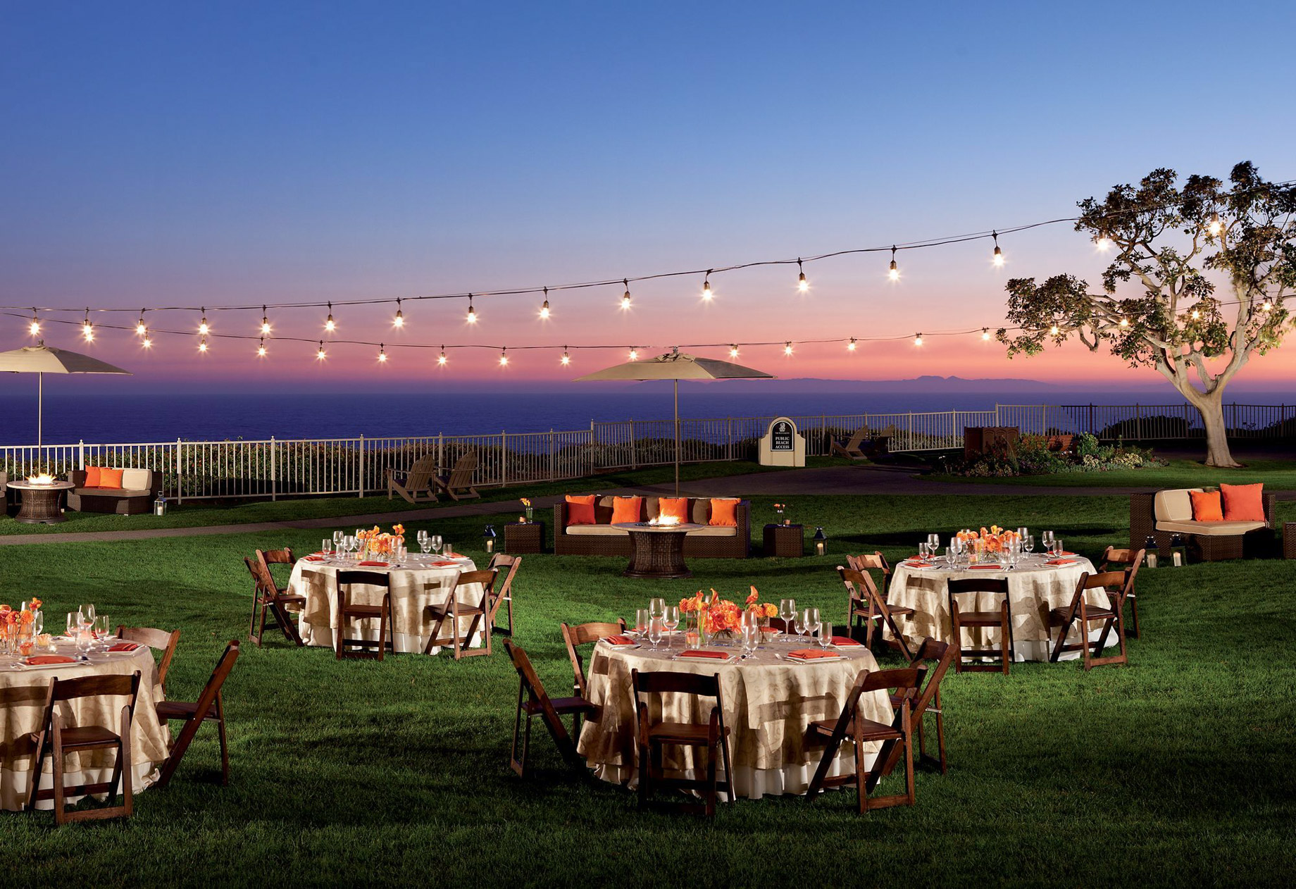 The Ritz-Carlton, Laguna Niguel Resort – Dana Point, CA, USA – Outdoor Dining Sunset