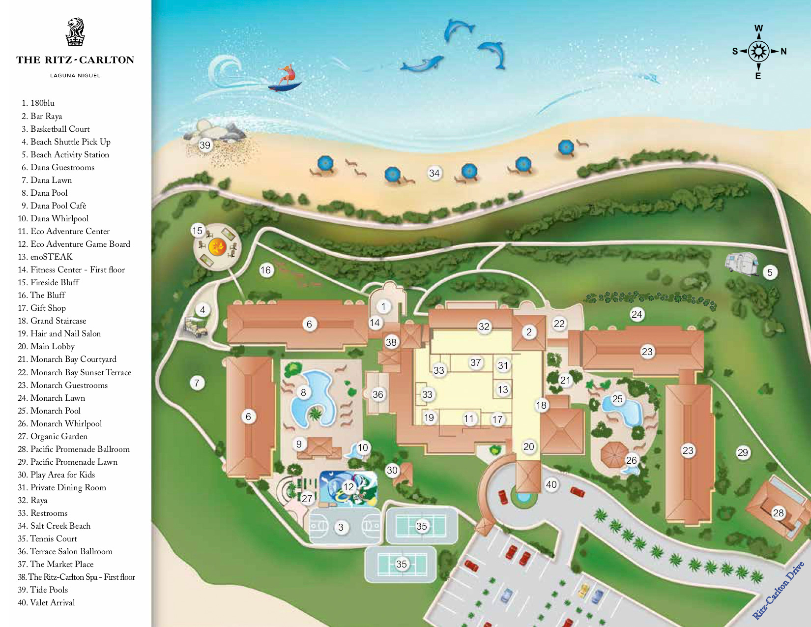 The Ritz-Carlton, Laguna Niguel Resort – Dana Point, CA, USA – Map