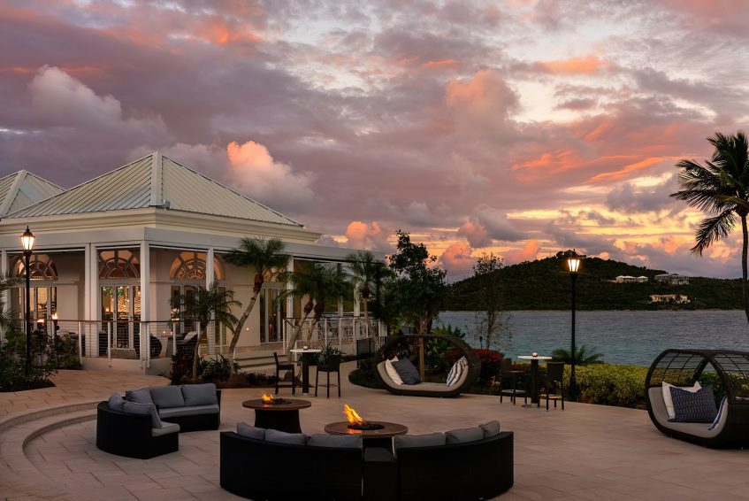 091 - The Ritz-Carlton, St. Thomas Resort - St. Thomas, U.S. Virgin Islands - Ocean View Seating Area Sunset