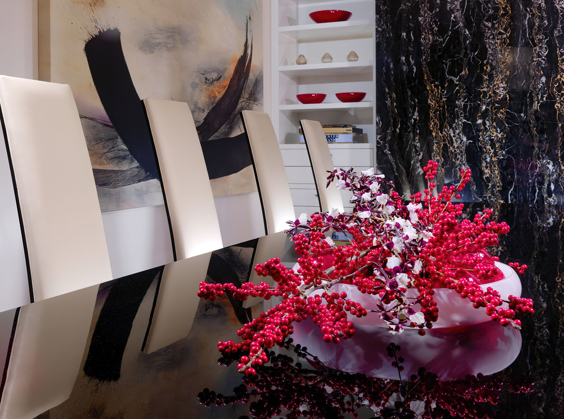 The Ritz-Carlton, Berlin Hotel – Berlin, Germany – The Ritz-Carlton Penthouse Dining Room Decor