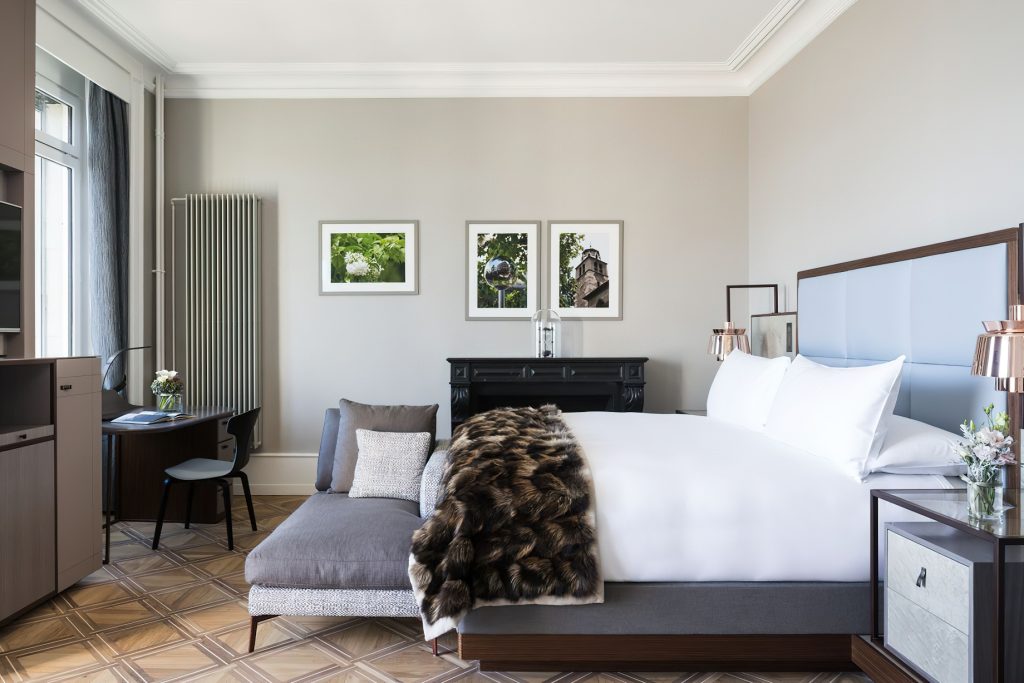 The Ritz-Carlton Hotel de la Paix, Geneva - Geneva, Switzerland - Mont-Blanc Suite Bedroom