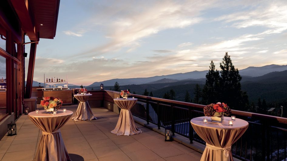The Ritz-Carlton, Lake Tahoe Resort - Truckee, CA, USA - Outdoor Terrace Venue
