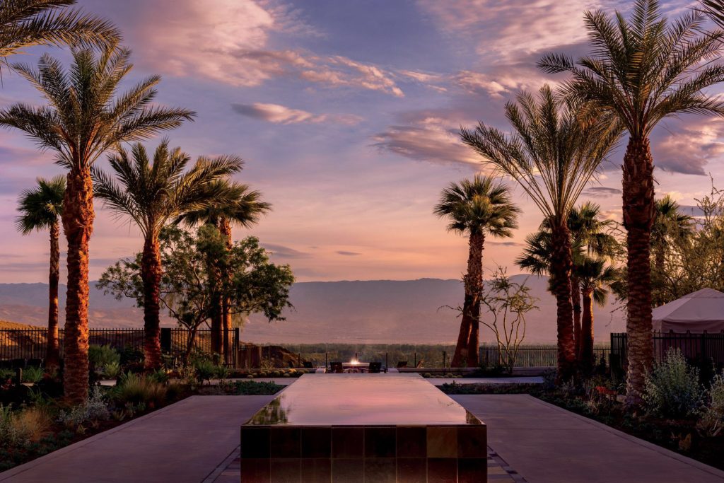 The Ritz-Carlton, Rancho Mirage Resort - Rancho Mirage, CA, USA - Reflection Pool Sunset