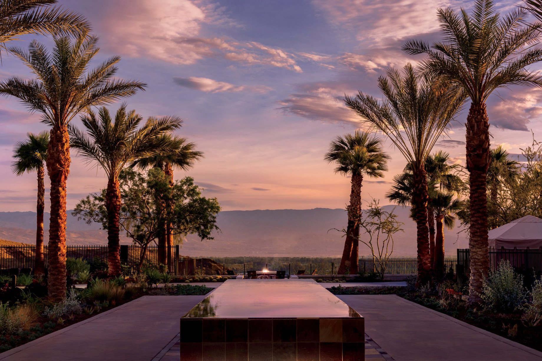 The Ritz-Carlton, Rancho Mirage Resort - Rancho Mirage, CA, USA - Reflection Pool Sunset