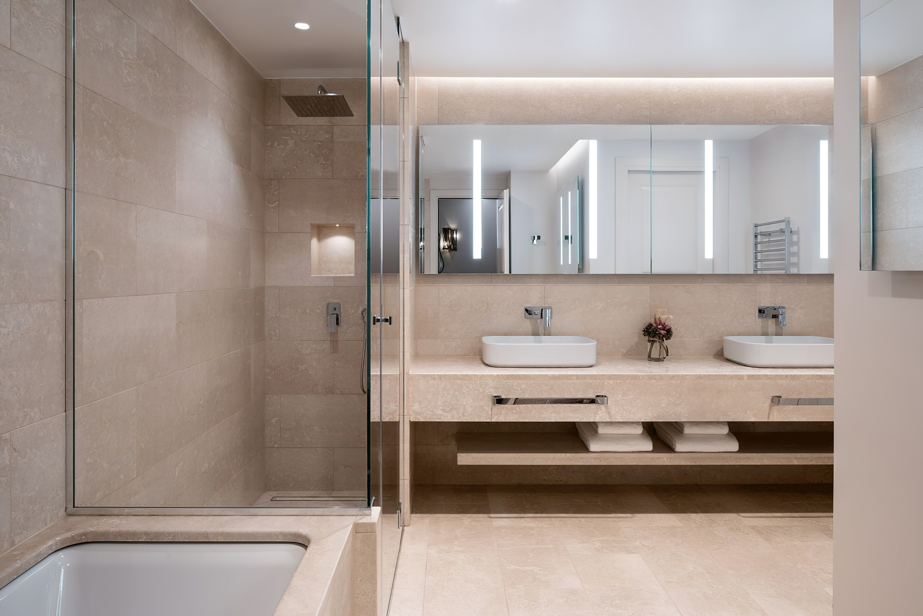 The Ritz-Carlton Hotel de la Paix, Geneva - Geneva, Switzerland - Mont-Blanc Suite Bathroom