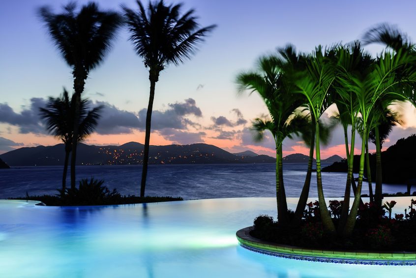 094 - The Ritz-Carlton, St. Thomas Resort - St. Thomas, U.S. Virgin Islands - Infinity Pool Sunset