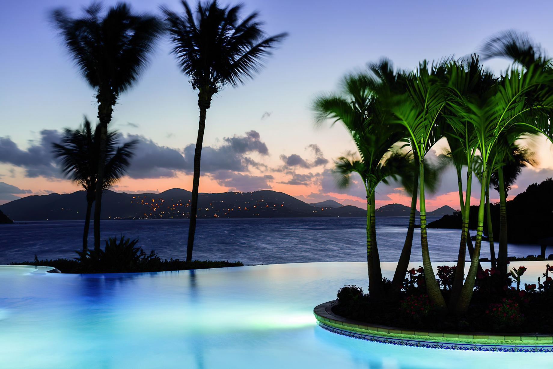 094 – The Ritz-Carlton, St. Thomas Resort – St. Thomas, U.S. Virgin Islands – Infinity Pool Sunset