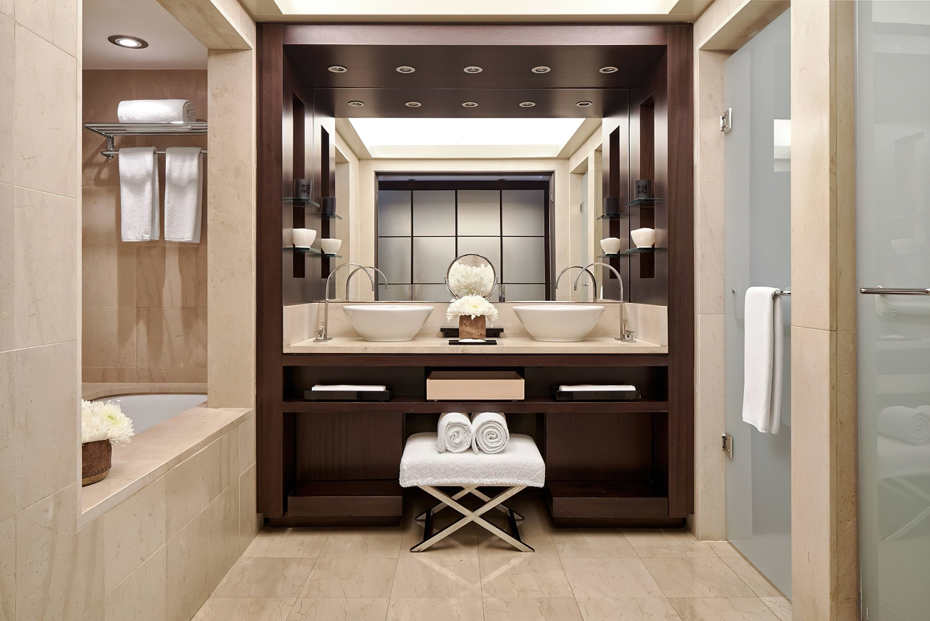 Hotel Arts Barcelona Ritz-Carlton - Barcelona, Spain - Marina Seafront Room Bathroom