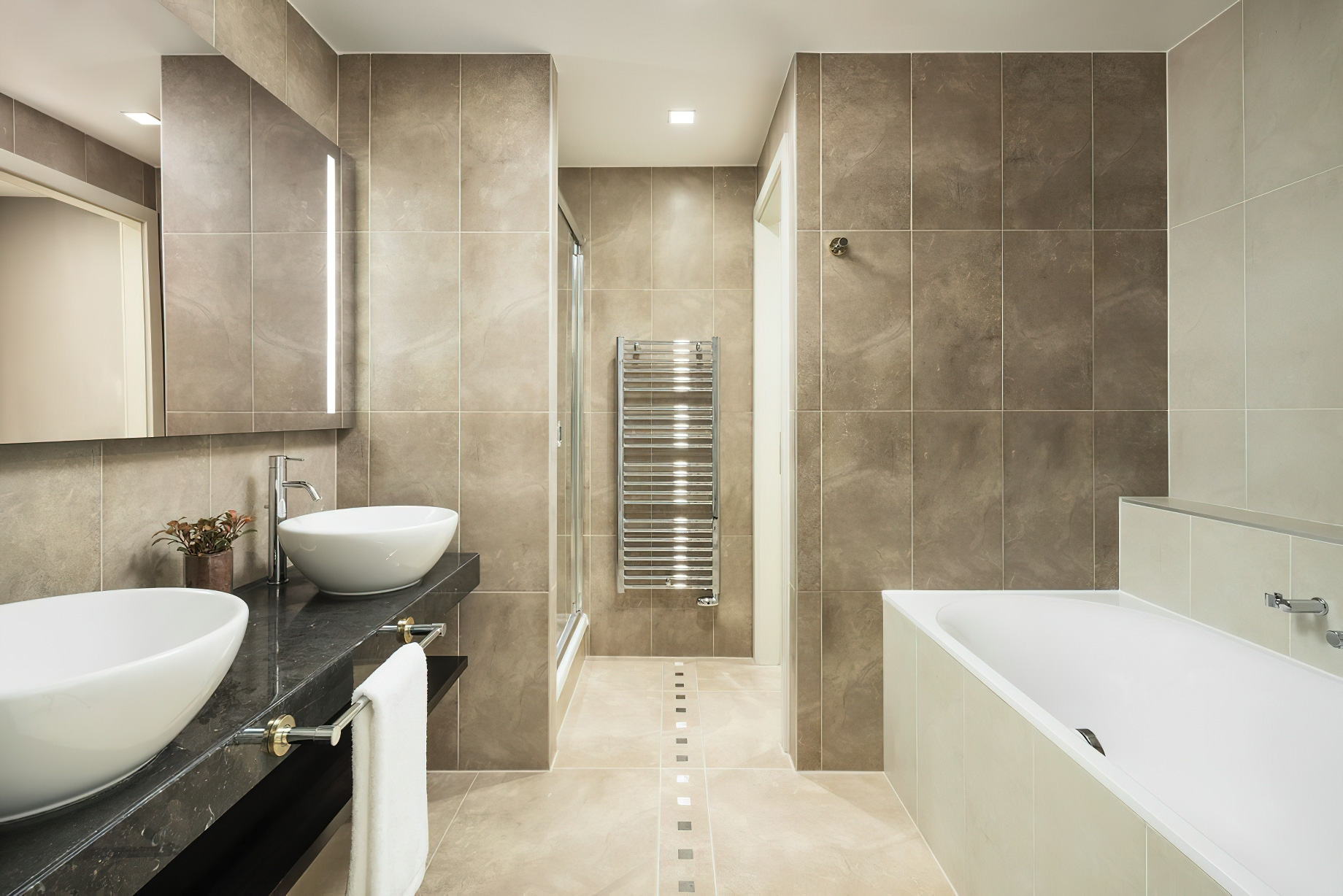 The Ritz-Carlton Hotel de la Paix, Geneva - Geneva, Switzerland - Grace Kelly Suite Bathroom Interior