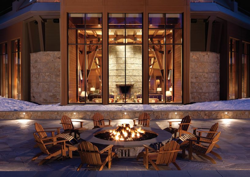 The Ritz-Carlton, Lake Tahoe Resort - Truckee, CA, USA - Outdoor Fire Pit